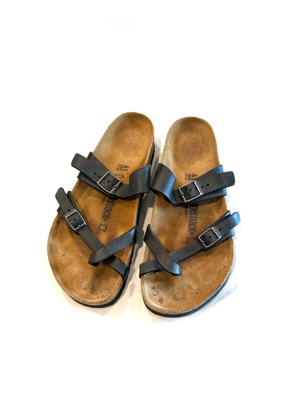 Birkenstock Mayari Oiled Leather Sandals Size 10